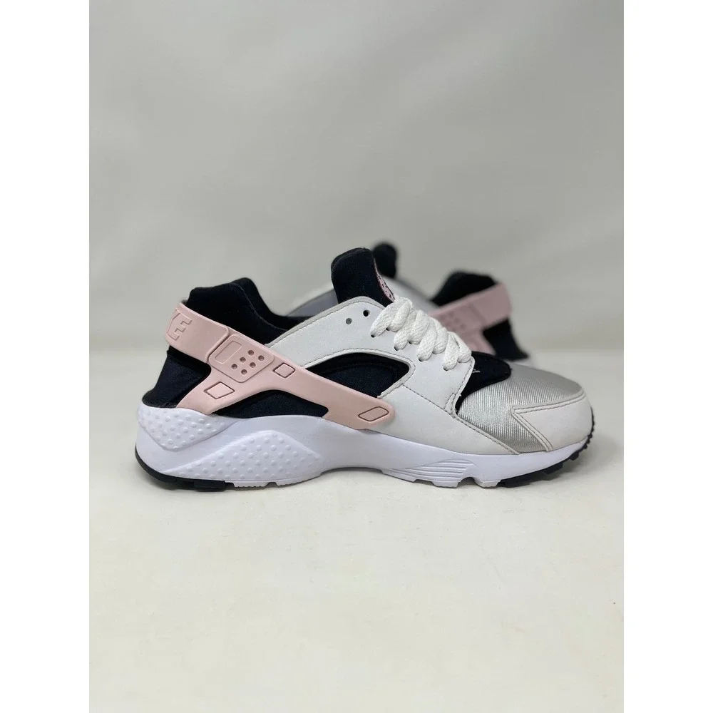 Nike Air Huarache Run GS Kids Size 7Y White Black Pink Excellent Sneakers